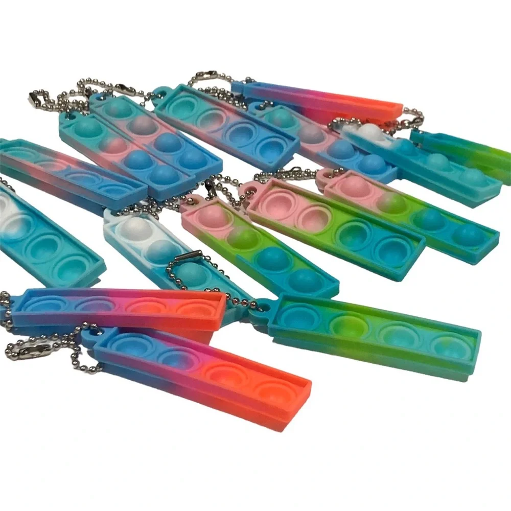 Mini Pop Fidget Keychain Set - Picture 8 of 8